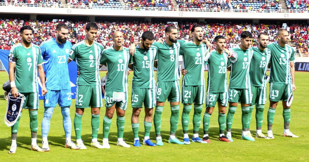 Équipe d’Algérie : Encore une mauvaise nouvelle L'équipe d'Algérie de football en ligne avant un match important.