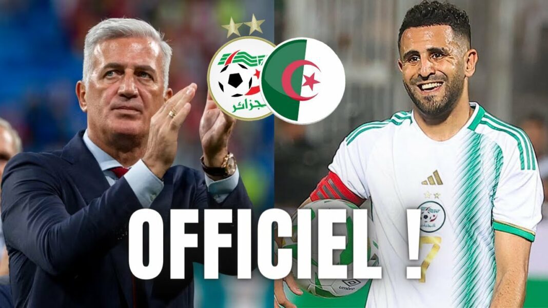 Vladimir Petkovic official en Algérie avec un joueur algérien.