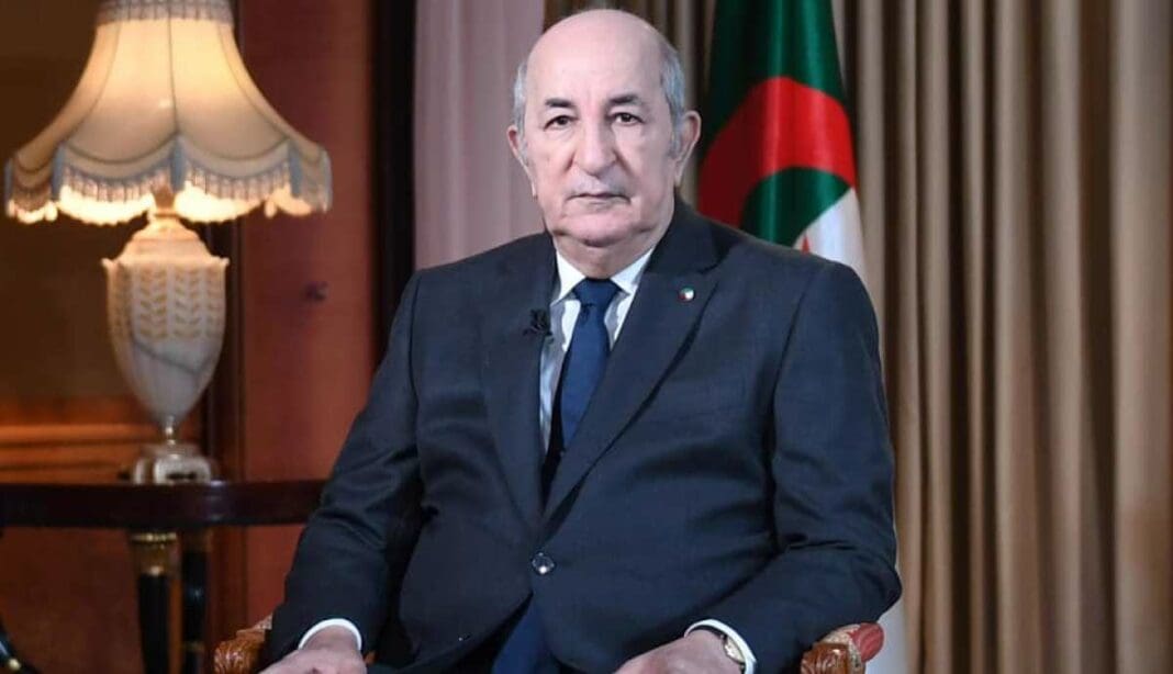 Tebboune annonce l’avancement de l’élection présidentielle à septembre 2024 Président Tebboune lors d'une annonce officielle en Algérie.