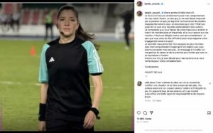 Youcef Belaili s'excuse publiquement, après s'être pris à une arbitre 2 Youcef Belaili s'excuse publiquement, après s'être pris à une arbitre