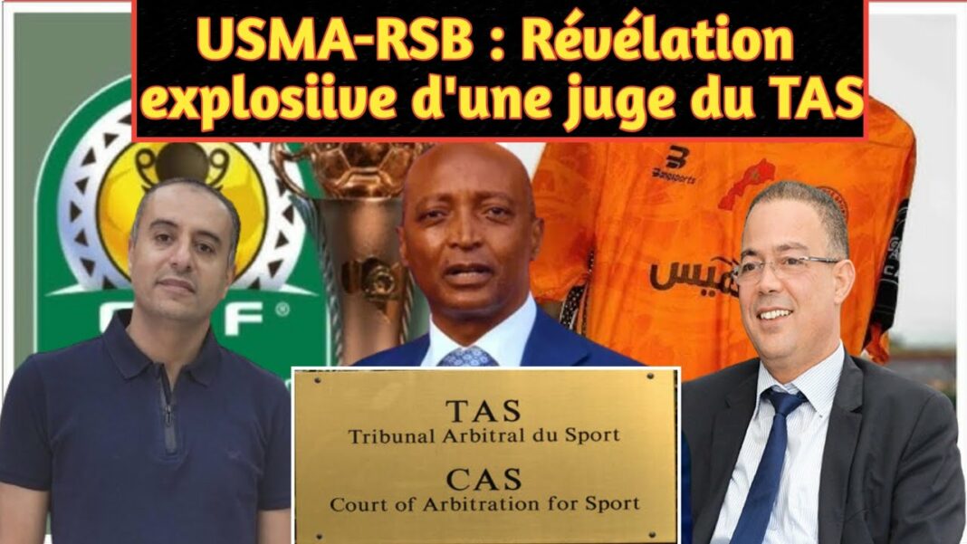 TAS / USMA – RS Berkane : Révélations Explosives sur les Manigances de la CAF ! Image de trois hommes liés à une révélation sur la CAF et le TAS.