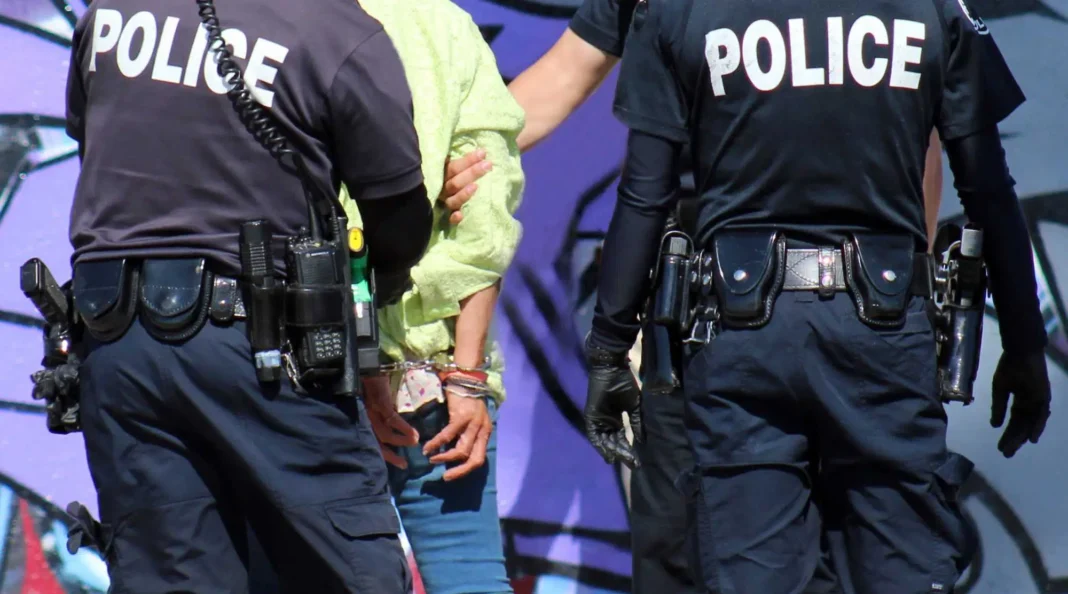 Héroïque! En France, un jeune algérien aide la Police à maitriser un suspect Jeune algérien aidant la police à maîtriser un suspect en France.