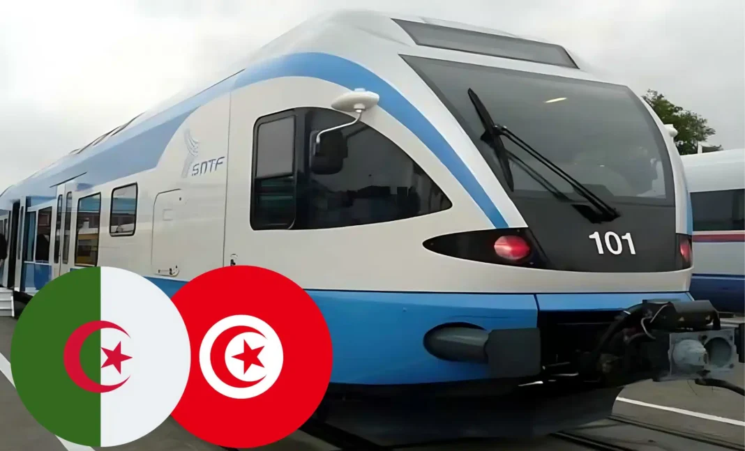 Train Algérie-Tunisie : lancement imminent du projet avec des départs quotidiens en Juillet 2024 Train moderne reliant l'Algérie et la Tunisie, lancement prévu en juillet 2024.