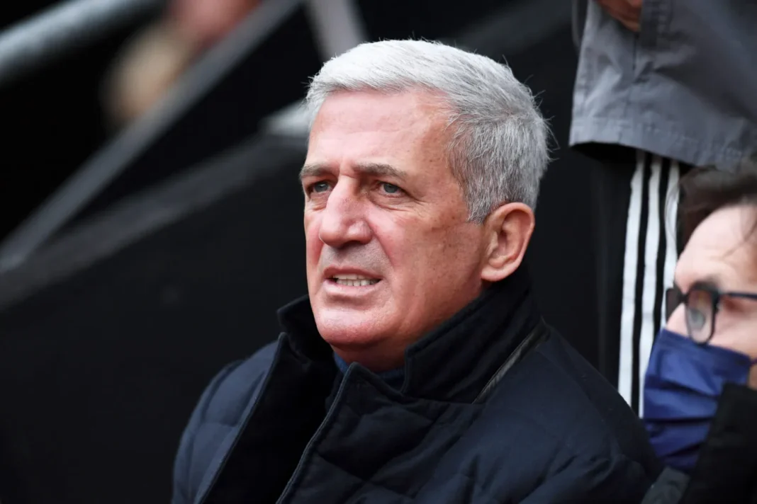 Vladimir Petkovic, entraîneur de l'équipe nationale, lors d'un match.