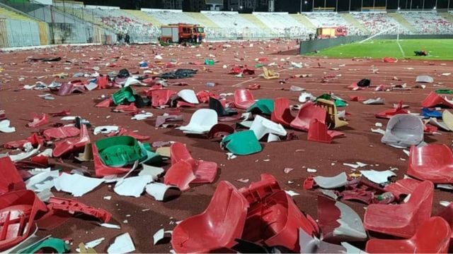 USMA-CSC : 35 supporters condamnés après les émeutes au stade Chahid Hamlaoui