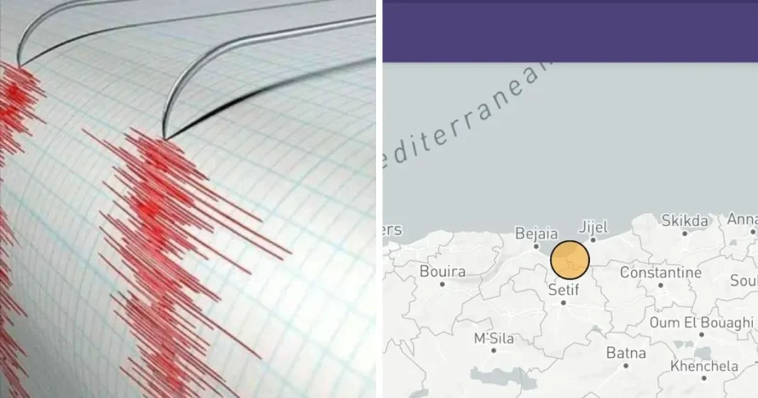 Urgent! Un effrayant tremblement de terre frappe Sétif ce mardi 13 août Séisme à Sétif, image illustrant un tremblement de terre.