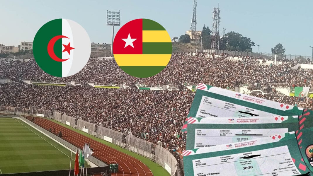 CAN 2025 Algérie-Togo : Heure et chaînes pour suivre en direct ! Drapeaux d'Algérie et du Togo lors du match de la CAN 2025.