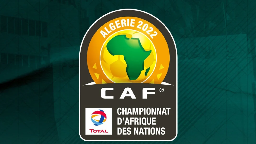 Logo de la CAF 2022 pour le Championnat d'Afrique des Nations.