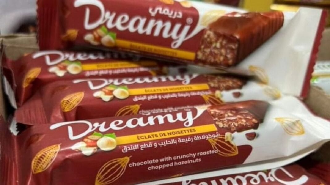 Après le succès de la pâte El Mordjene, Dreamy le phénomène qui enflamme les réseaux sociaux Gâteaux Dreamy aux noisettes, snack populaire au Maghreb.