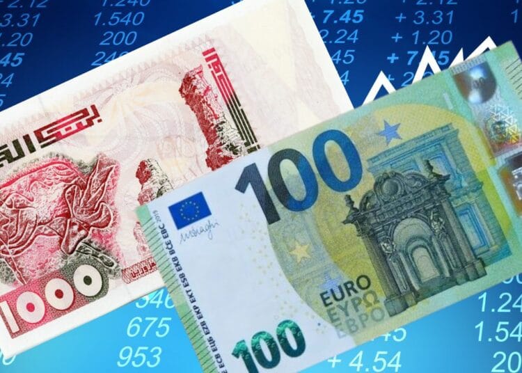 Taux de change en Algérie : 100 € en DZD sur le marché noir le 20 juin 2025