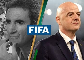 Hommage de Gianni Infantino à Djamel Menad