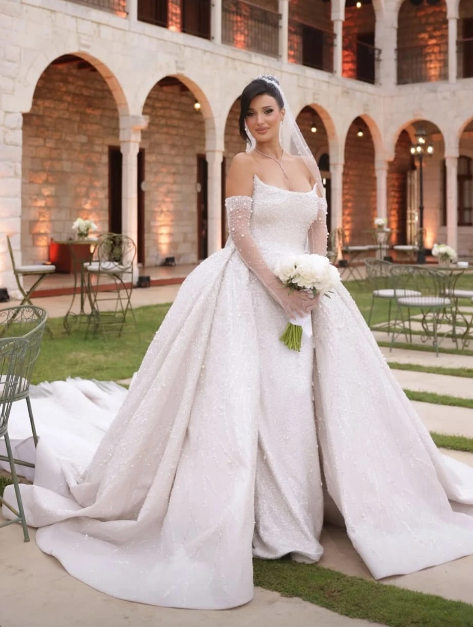 chanez belaid mariage feerique dubai claude tabar