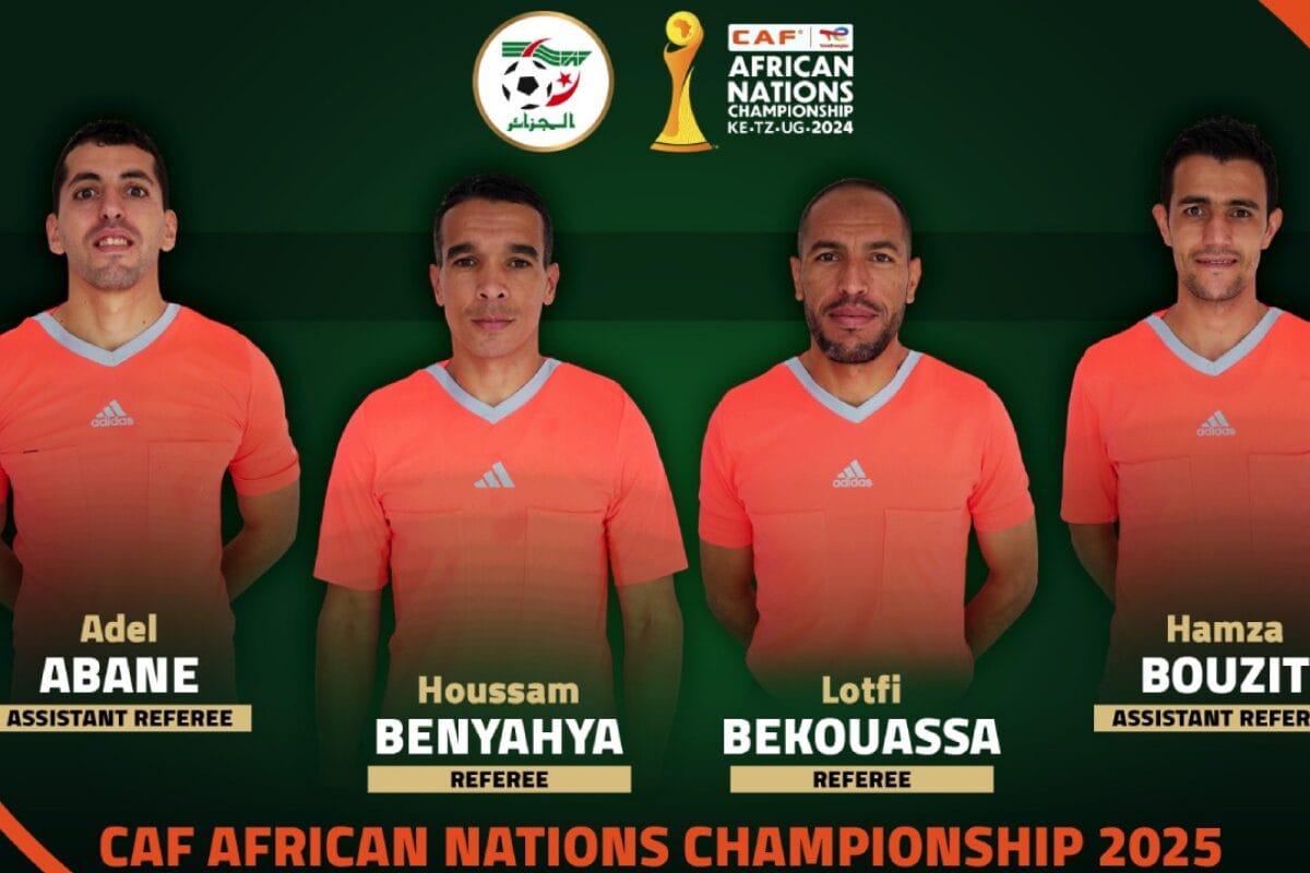 CHAN 2025 : un quatuor algérien à l’honneur pour lancer le tournoi en Afrique de l’Est CHAN 2025 : un quatuor algérien à l’honneur pour lancer le tournoi en Afrique de l’Est