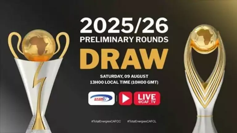 CAF : Calendrier officiel des compétitions 2025/26