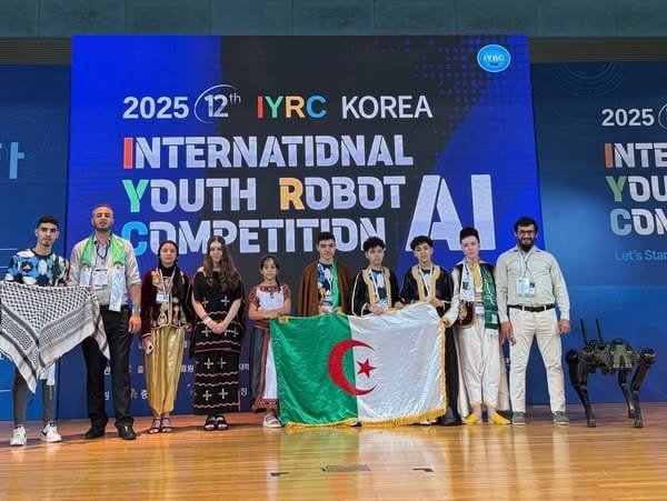 Trois médailles pour l’Algérie à l’IYRC 2025 en Corée : des ados algériens brillent en robotique mondiale ! Trois médailles pour l’Algérie à l’IYRC 2025 en Corée : des ados algériens brillent en robotique mondiale !