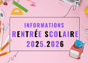 rentrée scolaire