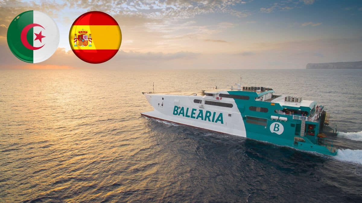 Algérie-Espagne: Balearia offre jusqu’à -25 % de réduction
