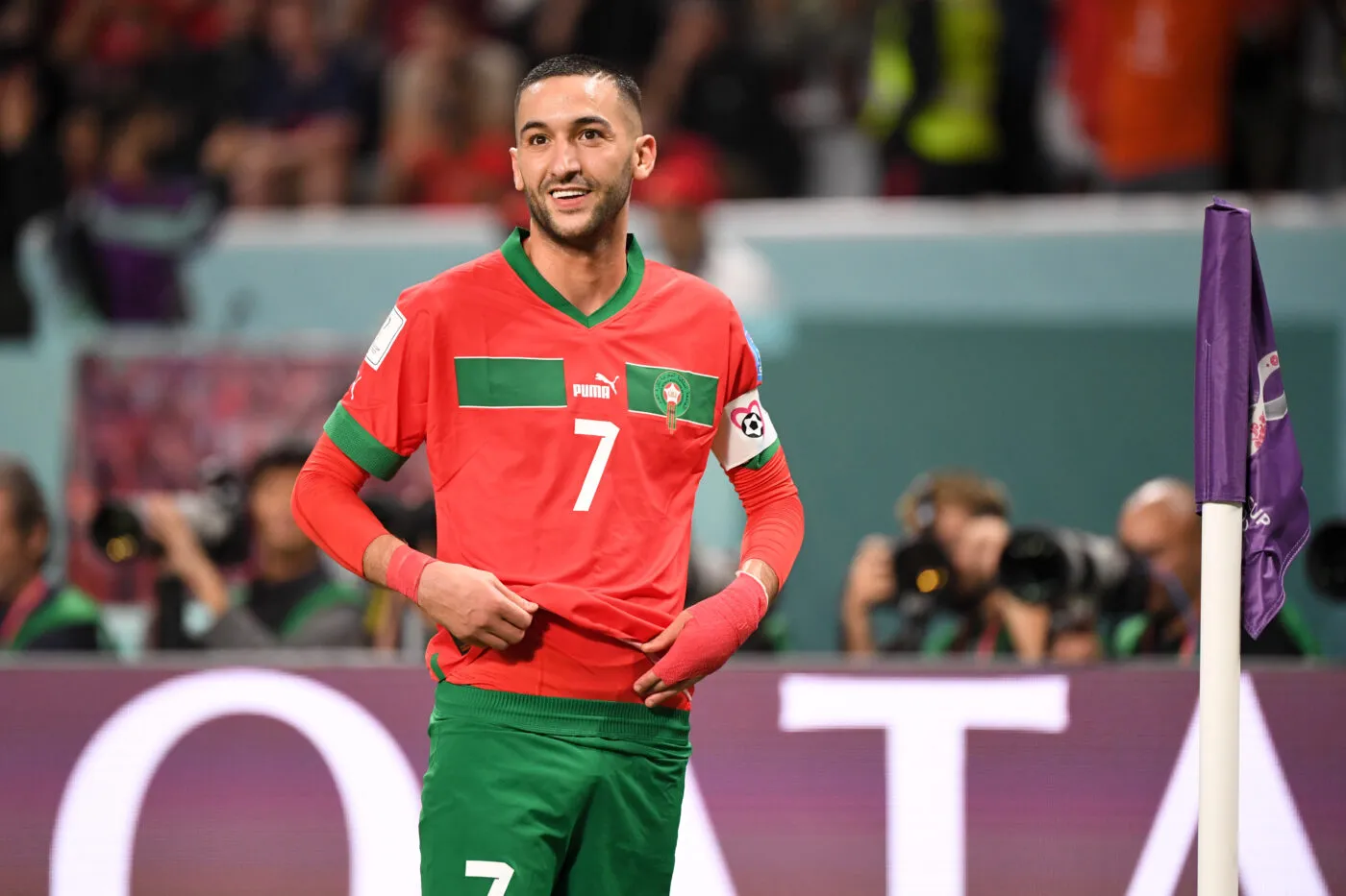 Ziyech au Maroc : une annonce qui change tout Hakim Ziyech en maillot marocain lors d'un match important.