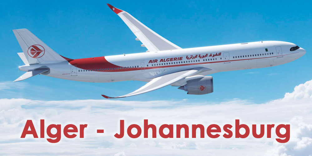 Air Algérie : nouvelle liaison directe vers Johannesburg
