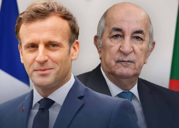 Macron adresse un message fort au président Tebboune Macron adresse un message fort au président Tebboune