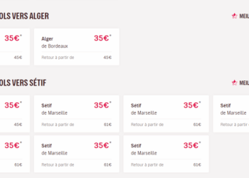 Black Friday-Volotea : -30% sur les vols France-Algérie
