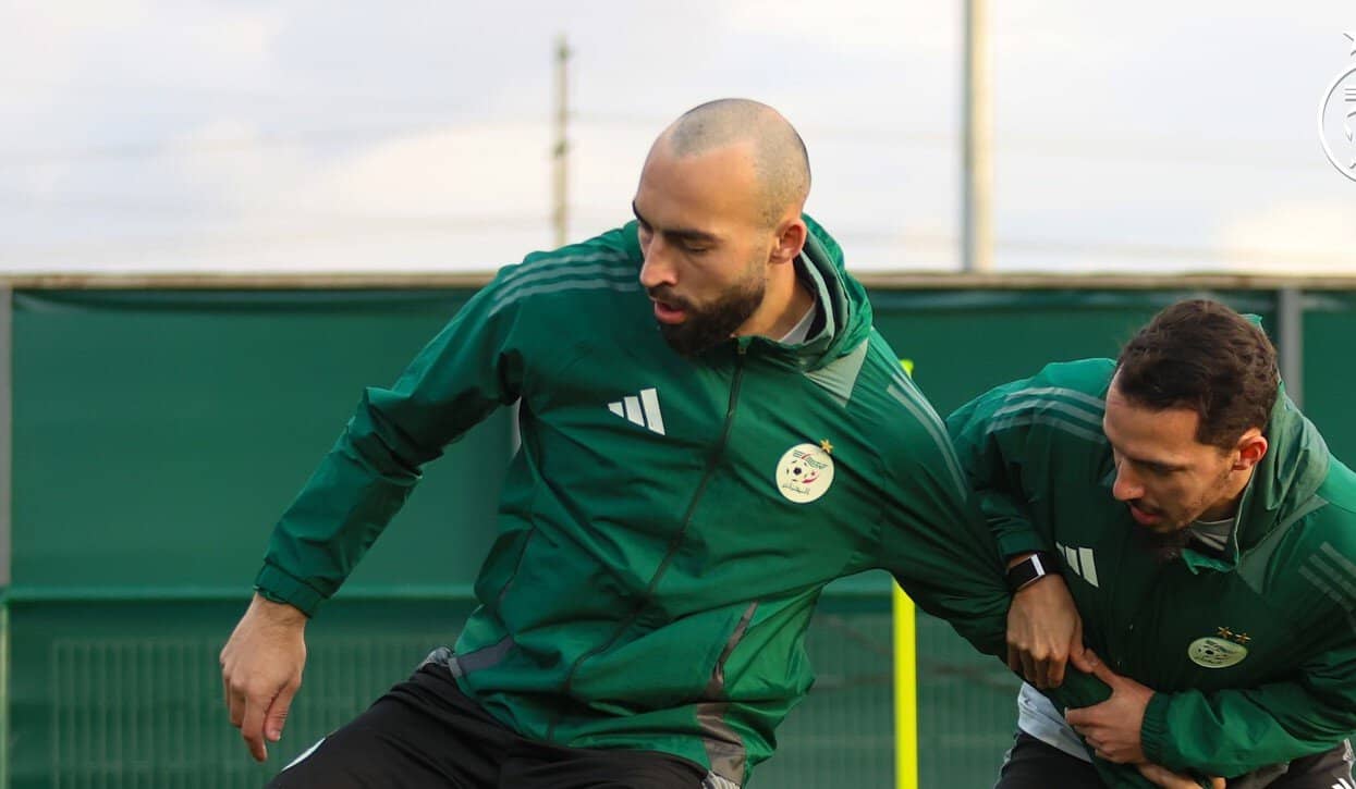 Himad Abdelli, le joyau algérien qui enflamme le marché européen Himad Abdelli lors d'une séance d'entraînement sportive.