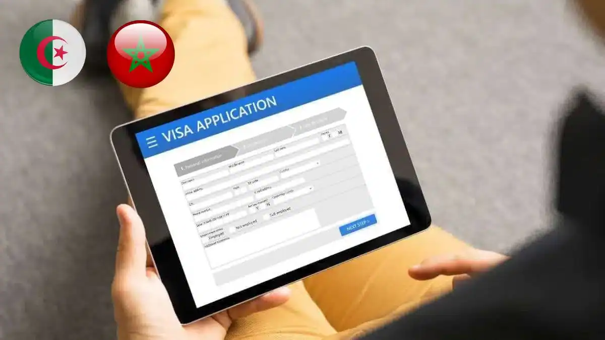 Maroc : vers des services gratuits pour les Algériens ? Formulaire de demande de visa sur tablette pour Algériens et Marocains.