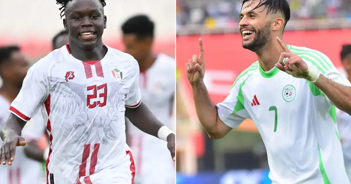 Algérie – Soudan CAN 2025 : un match déjà décisif Joueurs de football en compétition lors d'un match international.