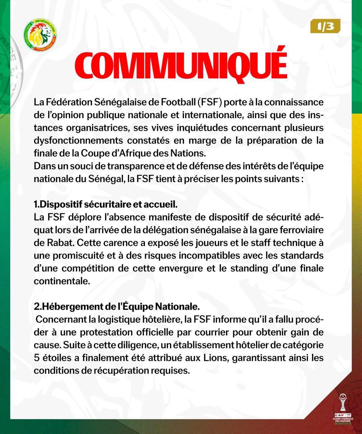 CAN 2025 : tensions au sommet entre le Sénégal et le Maroc CAN 2025 : tensions au sommet entre le Sénégal et le Maroc