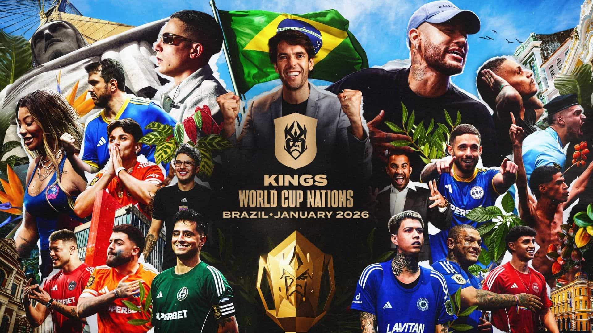 Supporters de différentes nations célébrant la Coupe du Monde 2026 au Brésil.