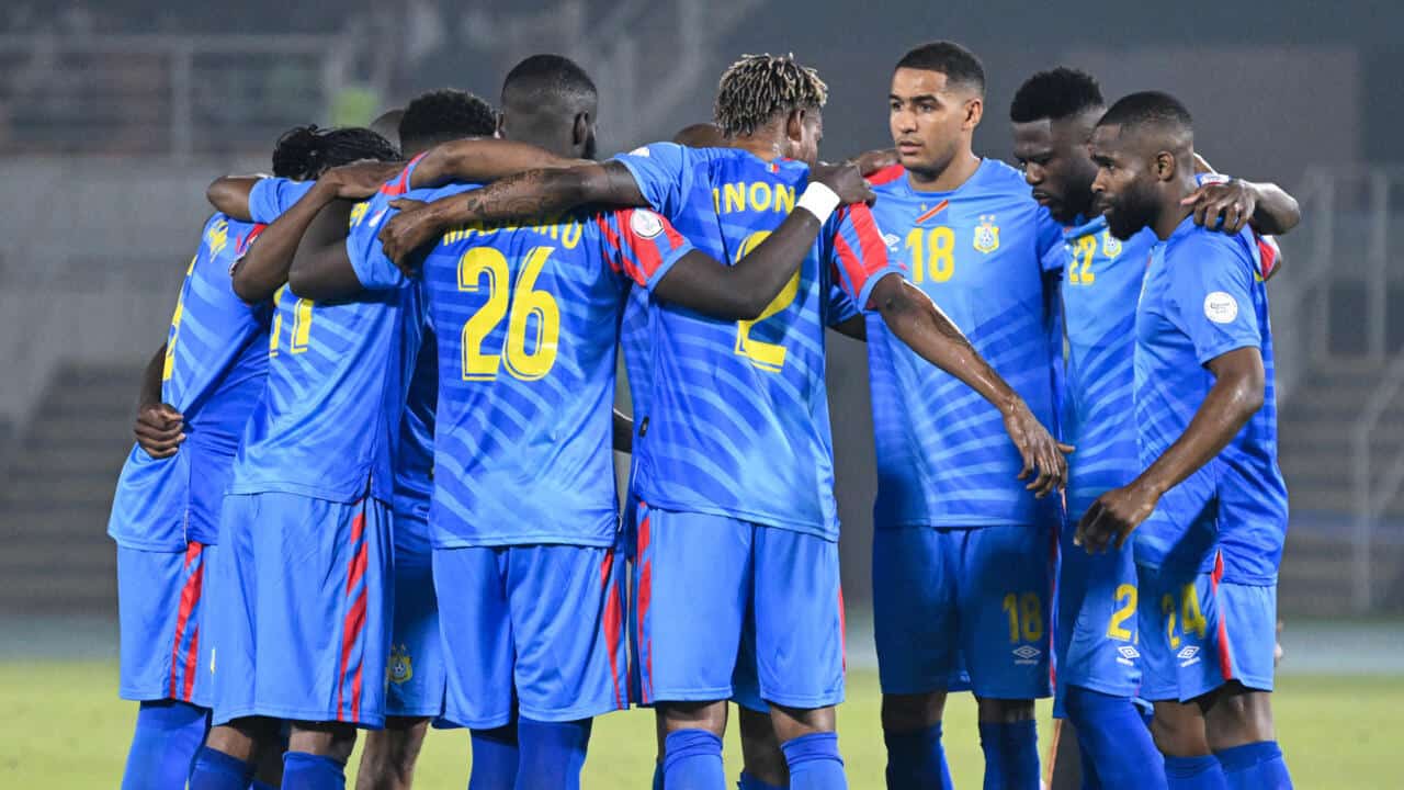 Des danseuses marocaines pour booster la RD Congo face à l’Algérie Les joueurs marocains en pleine célébration sur le terrain.