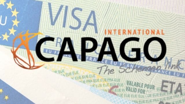 Visa Capago pour la France Logo de Capago pour les demandes de visa vers la France.