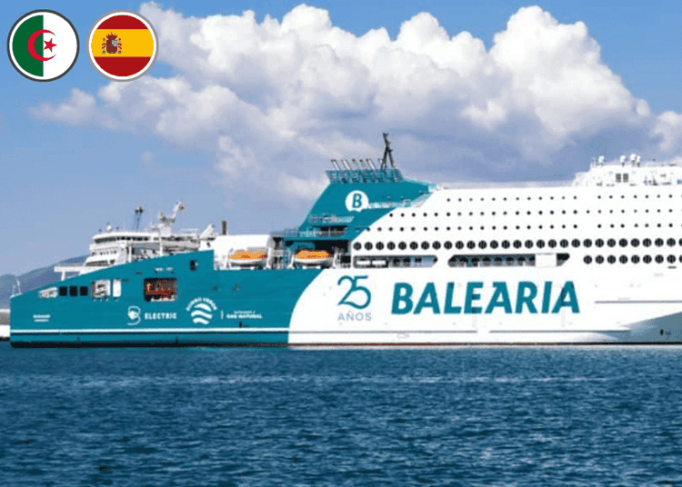 Ferries vers l’Algérie : Balearia baisse ses tarifs de 25% Balearia augmente ses liaisons maritimes Espagne-Algérie