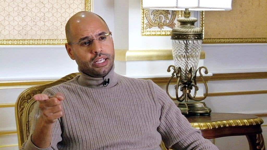 Mort mystérieuse de Saif al-Islam Kadhafi en Libye Saif al-Islam Kadhafi lors d'une interview en Libye.