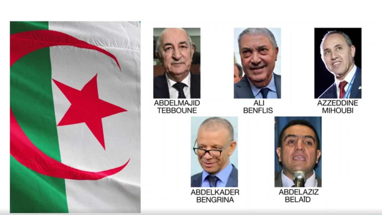 Algérie : voici pourquoi elle figure dans le top 3 africain du bonheur Leaders politiques algériens lors d'un événement national.