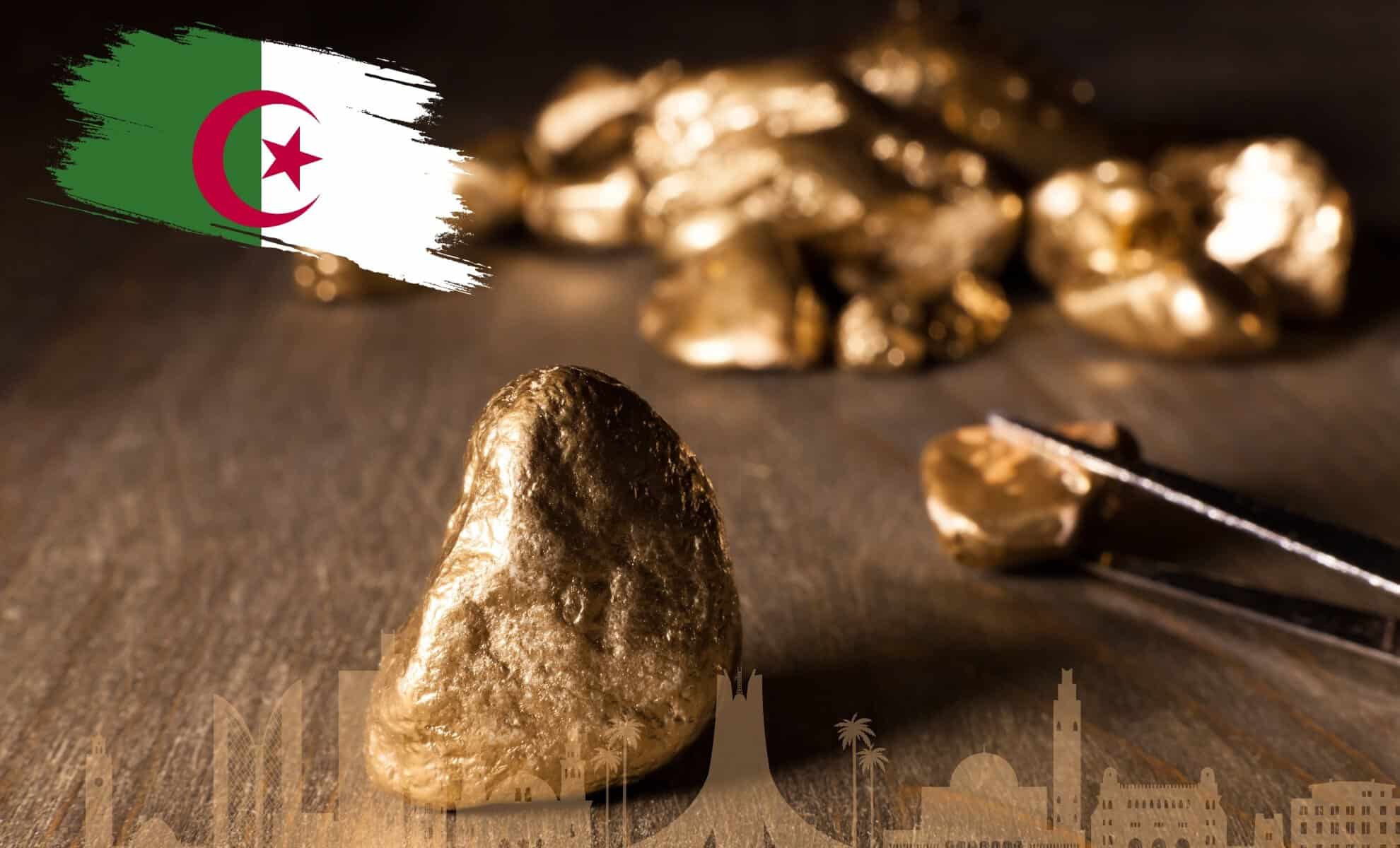 Algérie : Une opération spectaculaire contre la contrebande d’or Lingots d'or et outils de contrebande en Algérie.