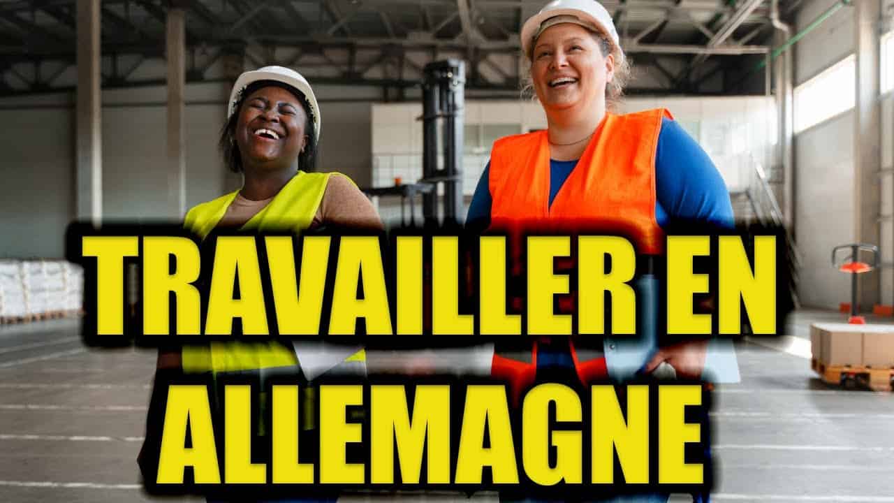 Allemagne : 300 000 postes ouverts aux étrangers, détails Deux femmes souriantes en vestes de sécurité dans un entrepôt allemand.
