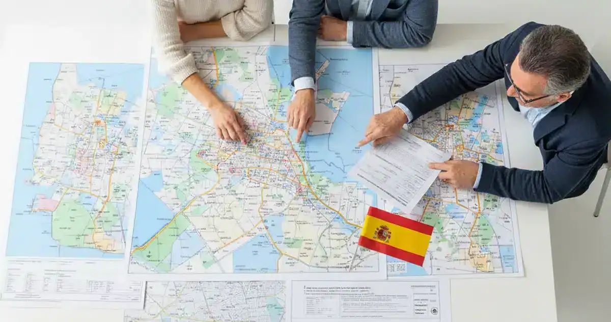 Découvrez les régions en Espagne qui recherchent des talents ! Réunion stratégique avec cartes de l'Espagne pour le recrutement de talents.
