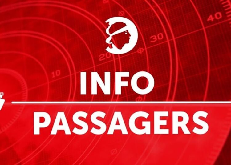Important ! Corsica Linea informe ses clients de manière urgente