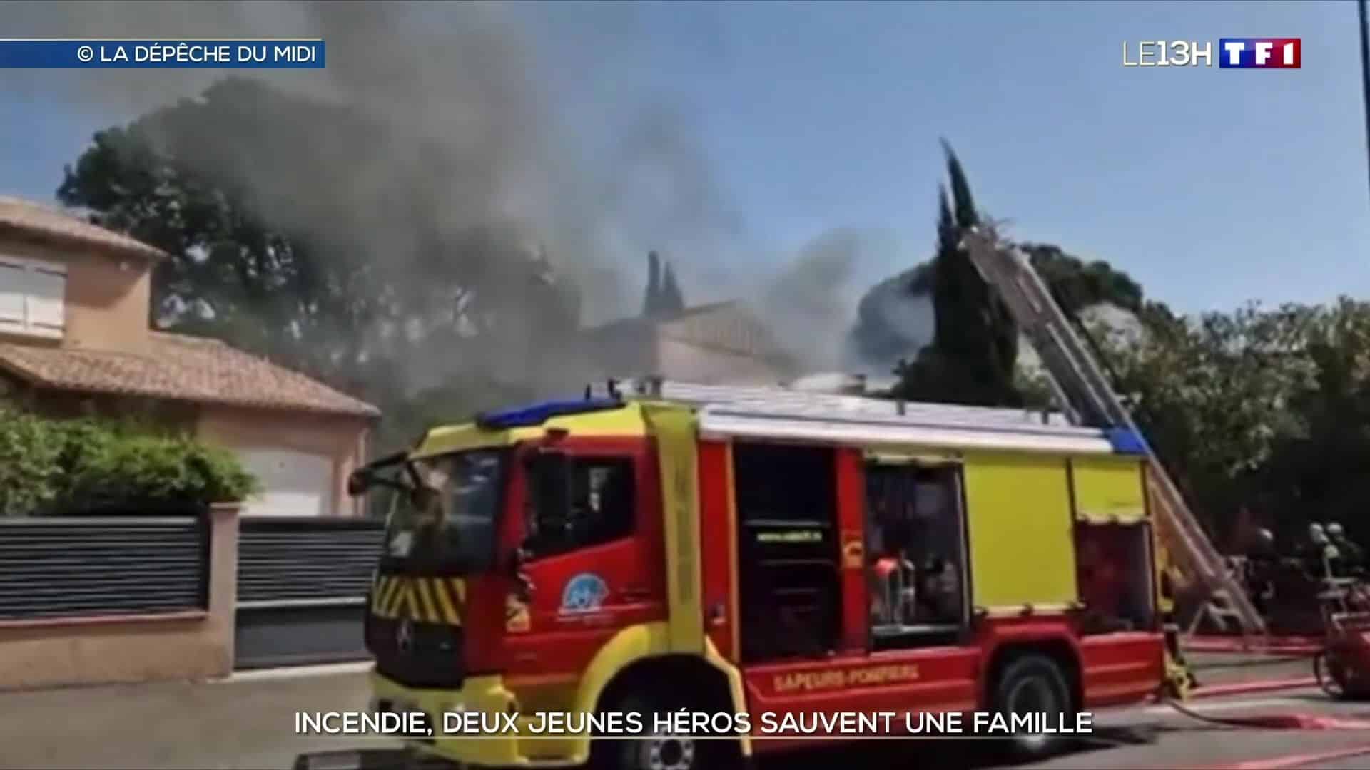 Algérie : ce jeune héros sauve 2 enfants des flammes (vidéo) Camion de pompiers en intervention lors d'un incendie domestique.