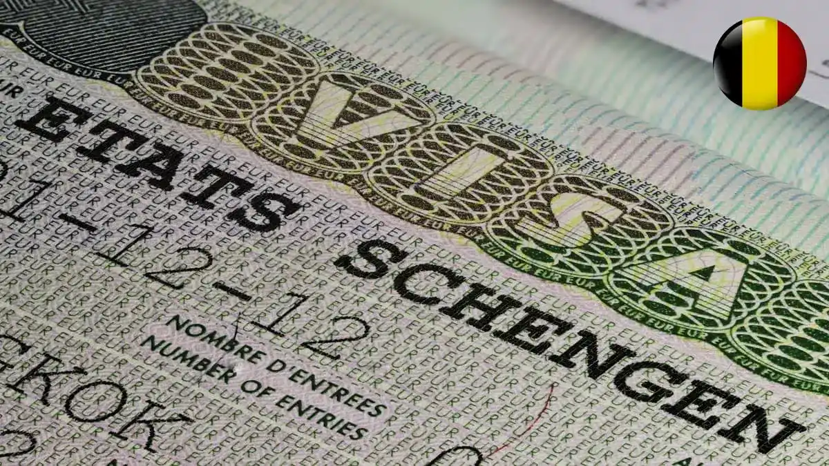 Visa aboli : qui profite de l’accord entre l’Algérie et la Belgique ? Visa Schengen pour la Belgique avec tampon et détails.