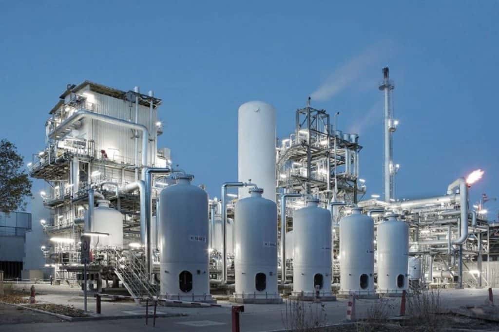 Installation industrielle d'hélium en Algérie pour l'industrie.