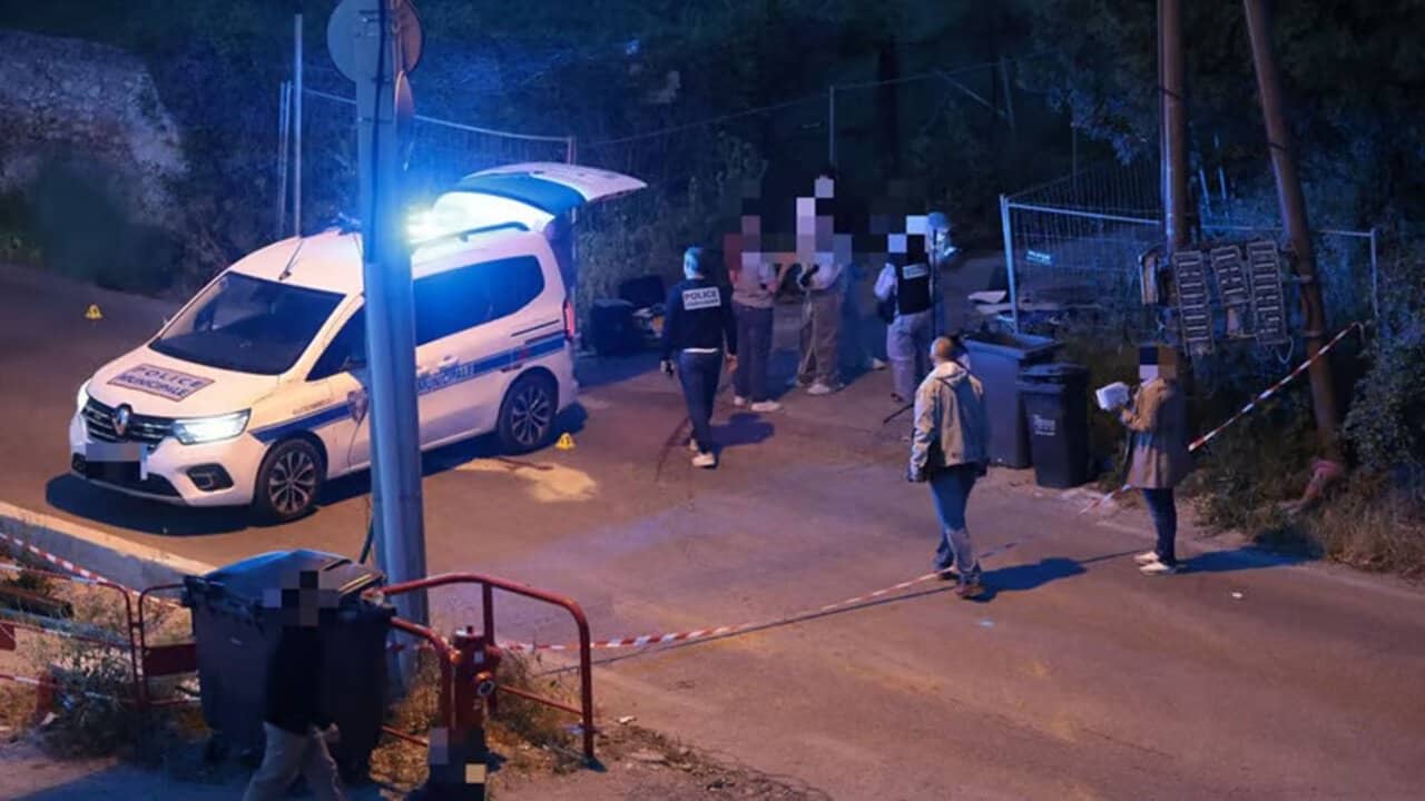 Maroc : ce que révèle la fusillade qui a coûté la vie à un policier Police et témoins sur la scène d'un incident à Marseille la nuit.